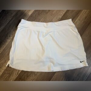 Nike White Athletic Skirt